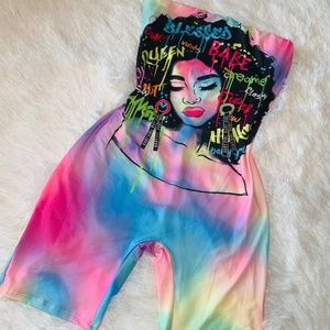Afro Queens Romper